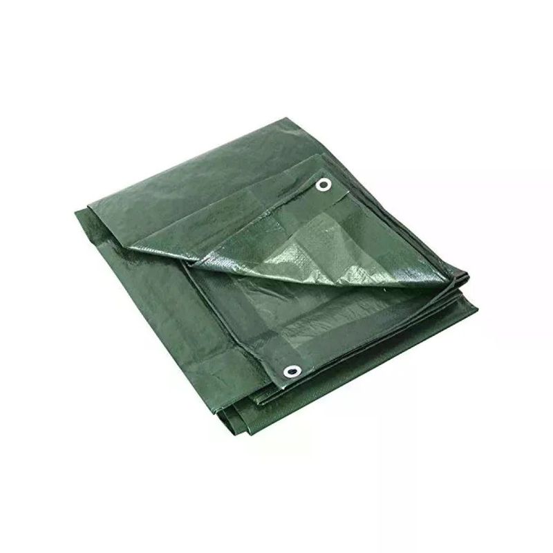 PRESTIGE Telone Impermeabile Occhiellato Verde 6x8 m 180 g/m² PRESTIGE