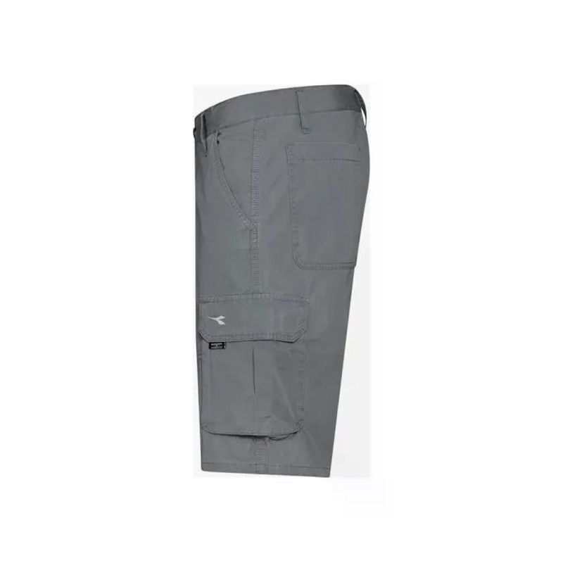 Diadora Wonder II Bermuda da Lavoro Grigio – Cotone 180 g/m², Taglia XXL Diadora Wonder II Bermuda da Lavoro Grigio – Cotone 180 g/m², Taglia XXL