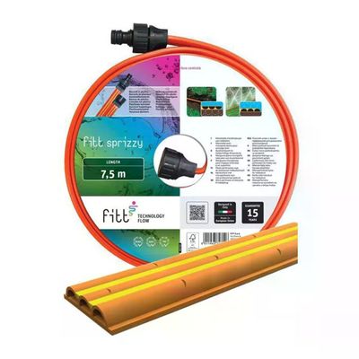 FITT Sprizzy tubo microforato per irrigazione 15 m, anti-UV, arancione FITT Sprizzy tubo microforato per irrigazione 15 m, anti-UV, arancione