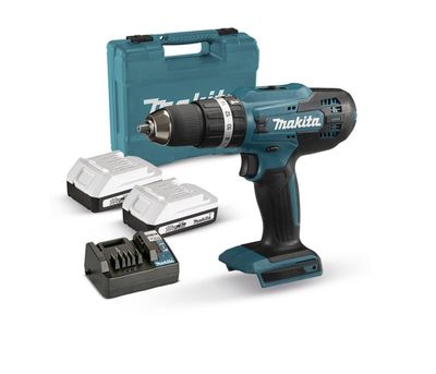Makita HP488D006 Trapano Avvitatore a Percussione 18V 2Ah