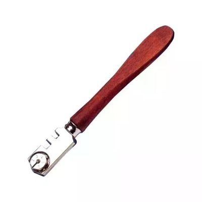 Silberschnitt 100.0 Tagliavetro a 6 rotelle con manico in legno