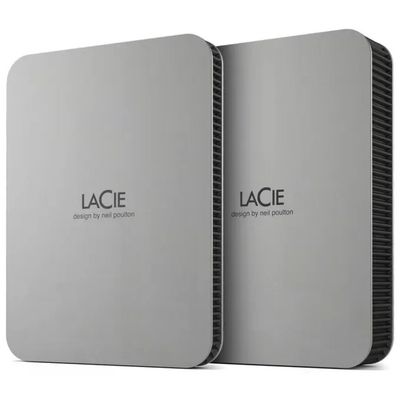 LaCie STLP1000400 Mobile Drive Hard Disk Esterno Portatile 1TB USB-C Argento lunare