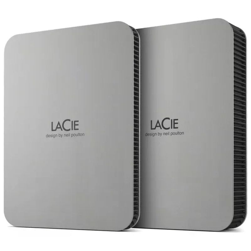 LaCie STLP1000400 Mobile Drive Hard Disk Esterno Portatile 1TB USB-C Argento lunare