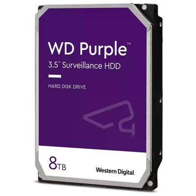 WD Western Digital WD85PURZ Purple Disco Rigido Interno 8 TB SATA III 5400 rpm Cache 256 MB colore