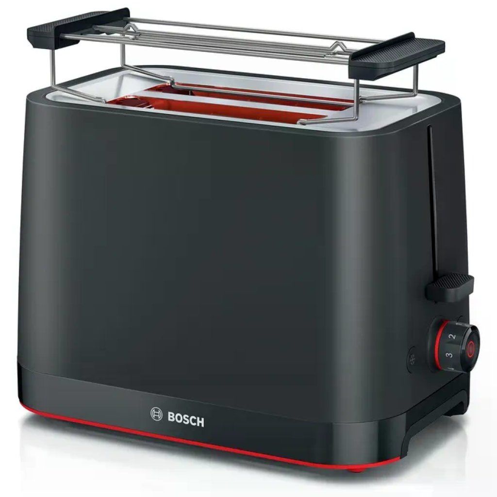 Bosch TAT3M123 Tostapane Compatto MyMoment 2 Fette 950 W Funzione Scongelamento Riscaldamento Vassoio