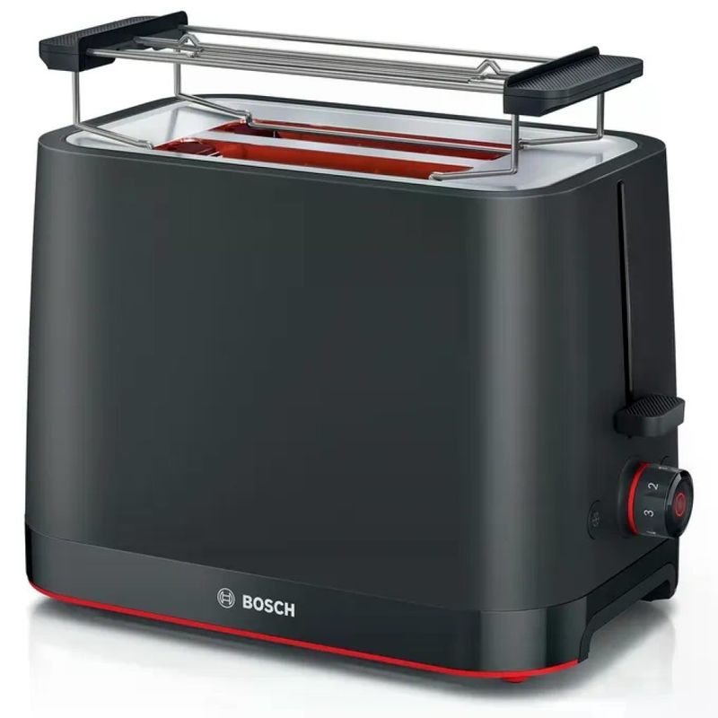 Bosch TAT3M123 Tostapane Compatto MyMoment 2 Fette 950 W Funzione Scongelamento Riscaldamento Vassoio