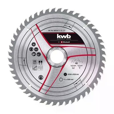 KWB Einhell KWB Lama Circolare per Legno 250 mm, 48 Denti
