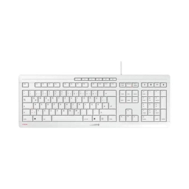 CHERRY STREAM JK-8500HU-0 Tastiera USB QWERTZ Ungherese, Grigio Chiaro