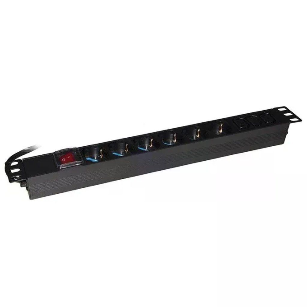 LINK LK10061 Multipresa Rack 19 LINK LK10061 Multipresa Rack 19" 1U, 9 Prese, 3500 W