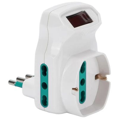 FME Fanton 87317 Adattatore Triplo con Interruttore