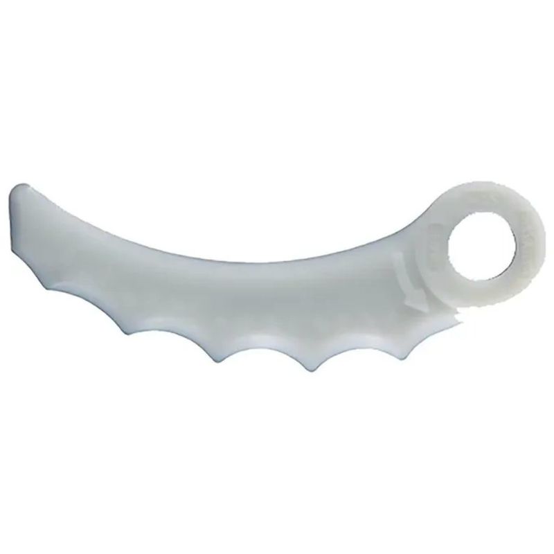Makita 198426-9 – 12 lame curve in plastica per decespugliatore, 25,5 cm