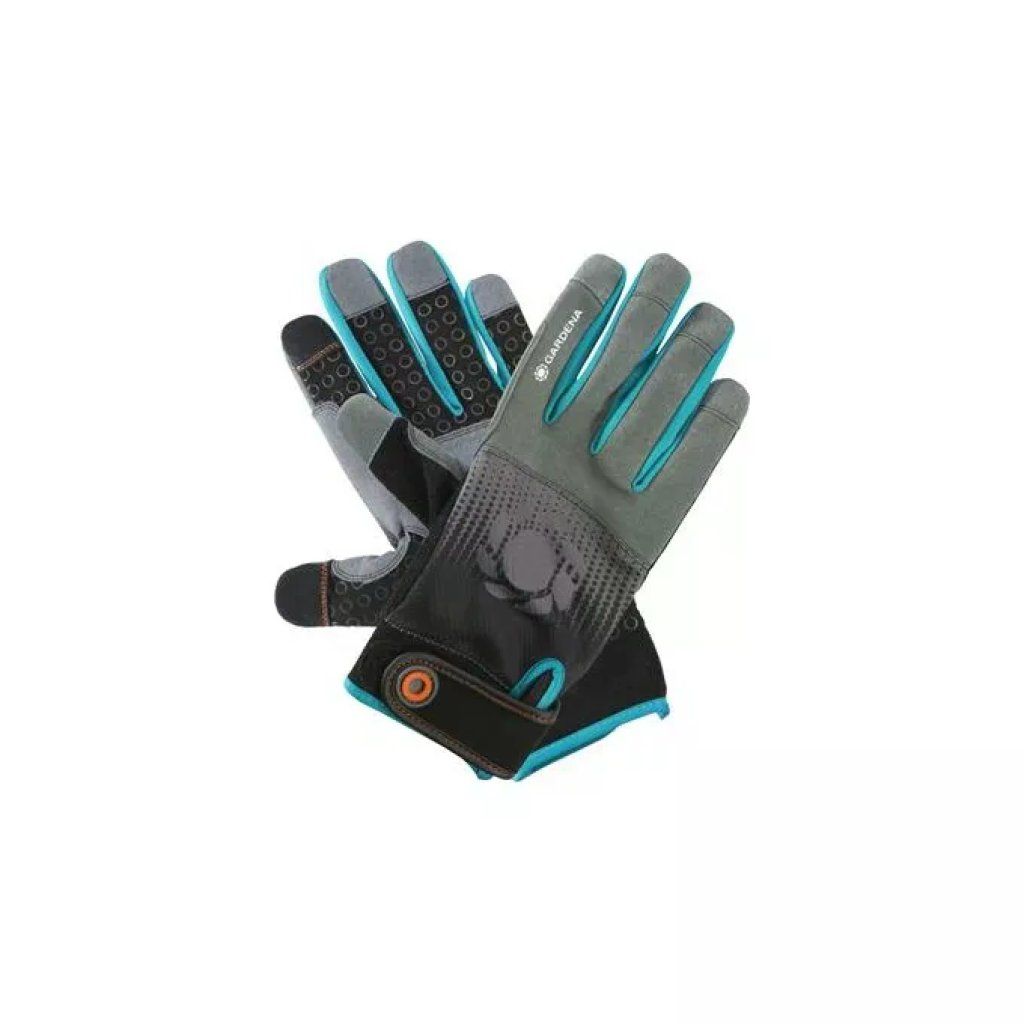 Gardena Guanti da Giardinaggio Taglia M (8) – Turchese e Nero