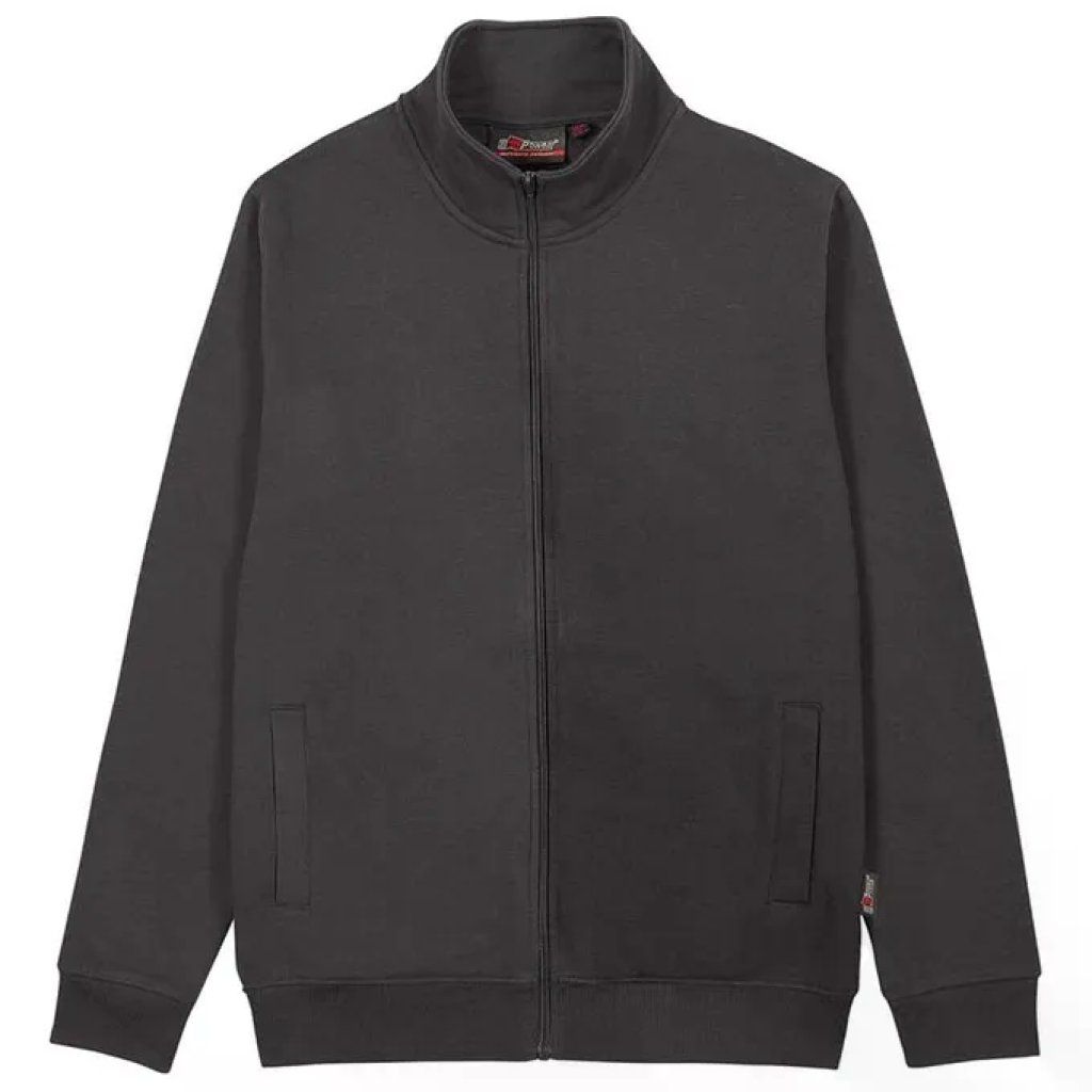 U-Power Sotra WEY296GM Felpa da Lavoro Uomo con Zip, Grigio Meteorite, XXL