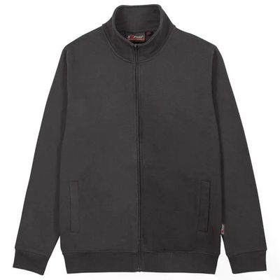 U-Power Sotra WEY296GM Felpa da Lavoro Uomo con Zip, Grigio Meteorite, XXL