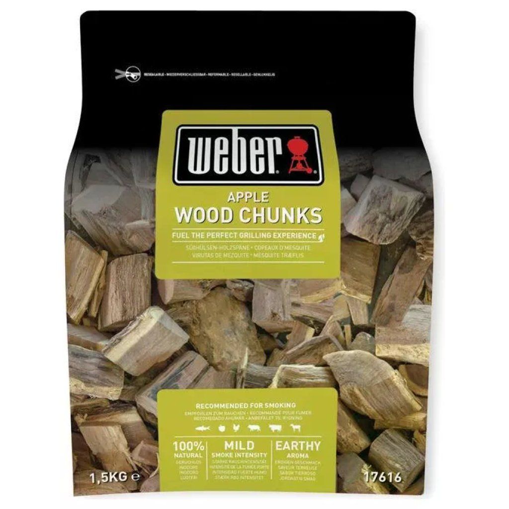 Weber 17616 Legna di Melo per Affumicatura, 1,5 kg