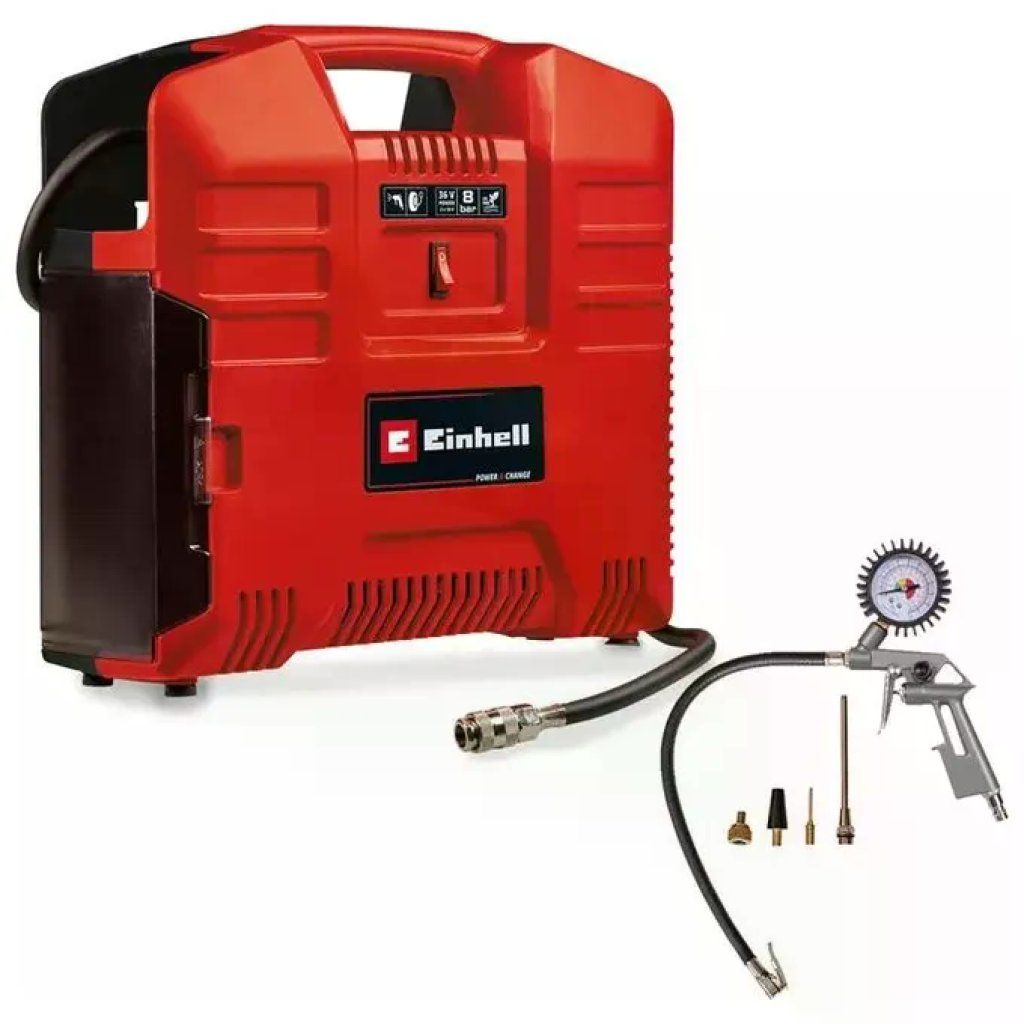 Einhell TE-AC 36/8 Power X-Change – Compressore portatile 36 V, 8 bar Einhell TE-AC 36/8 Power X-Change – Compressore portatile 36 V, 8 bar