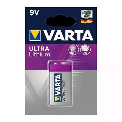 Varta Ultra Lithium CR9V Batteria 9V 1200 mAh