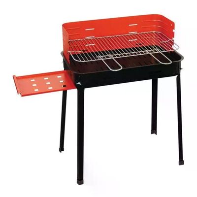MILLE Flavia Big Barbecue a Carbone Rosso con Griglia Regolabile MILLE Flavia Big Barbecue a Carbone Rosso con Griglia Regolabile