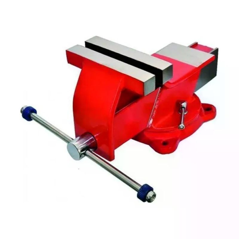 VIGOR-BLINKY Vigor Morsa da Banco in Acciaio con Base Girevole, 100 mm