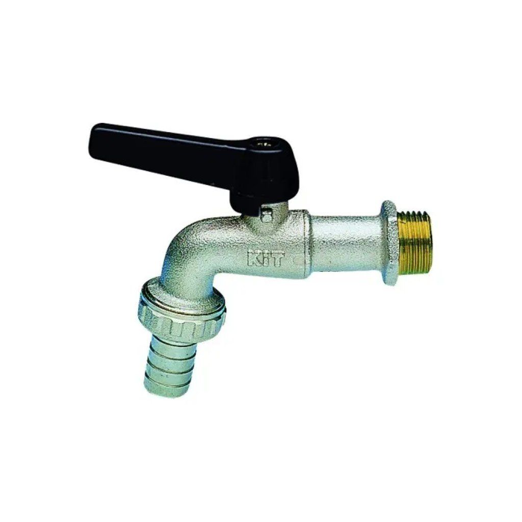 Enolgas Eko Kit A – Rubinetto a sfera da esterno con portagomma da 1/2″