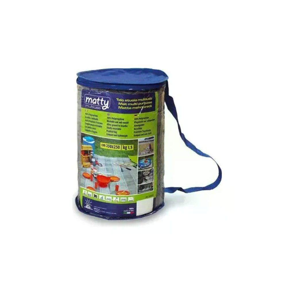 Arisol Matty Tappetino Multiuso 250 x 250 cm Grigio con Borsa Arisol Matty Tappetino Multiuso 250 x 250 cm Grigio con Borsa