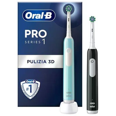 Braun Oral-B Spazzolino Elettrico Ricaricabile Pro Series 1 Confezione da Due