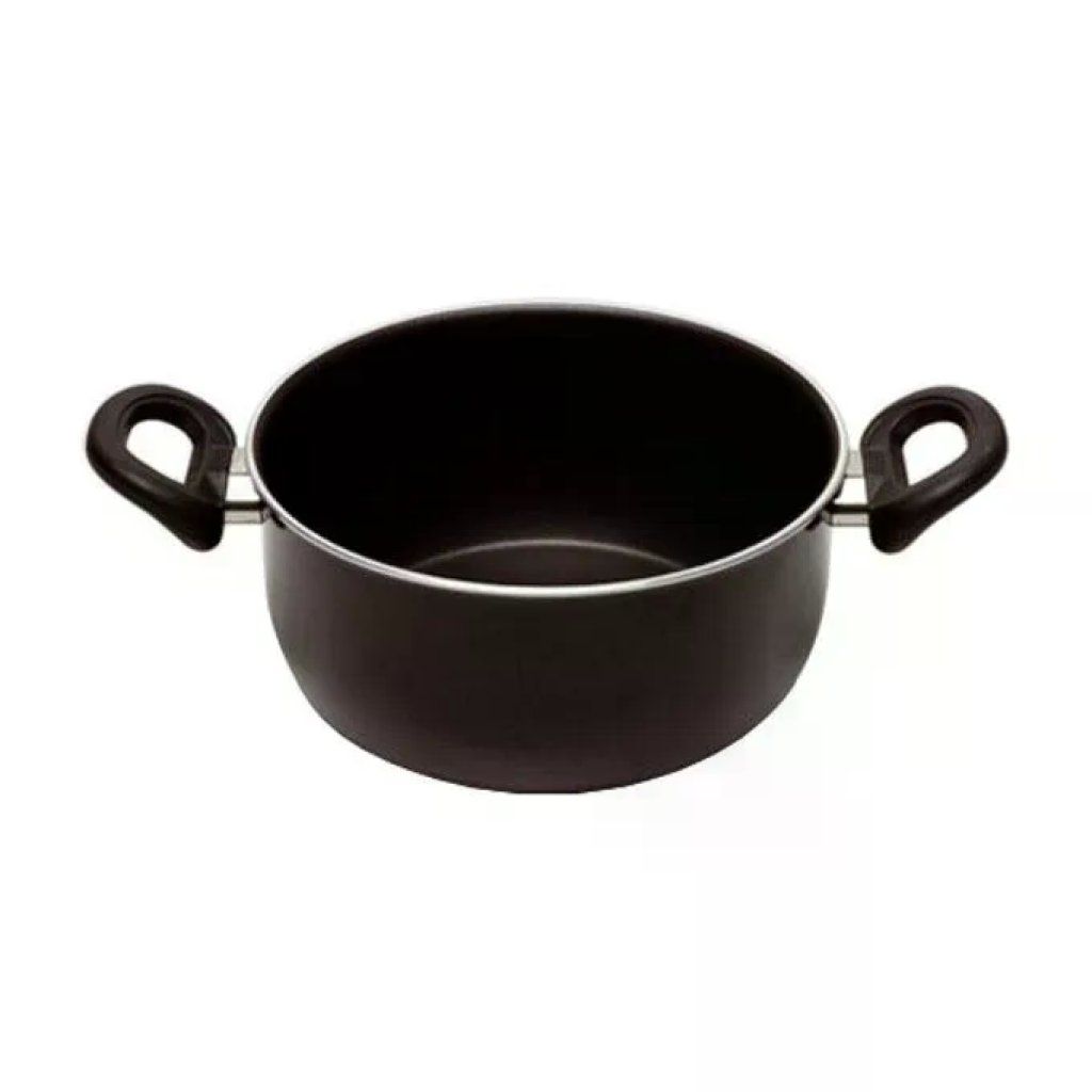 Ballarini Firenze Casseruola antiaderente 20 cm, 2 manici, nera