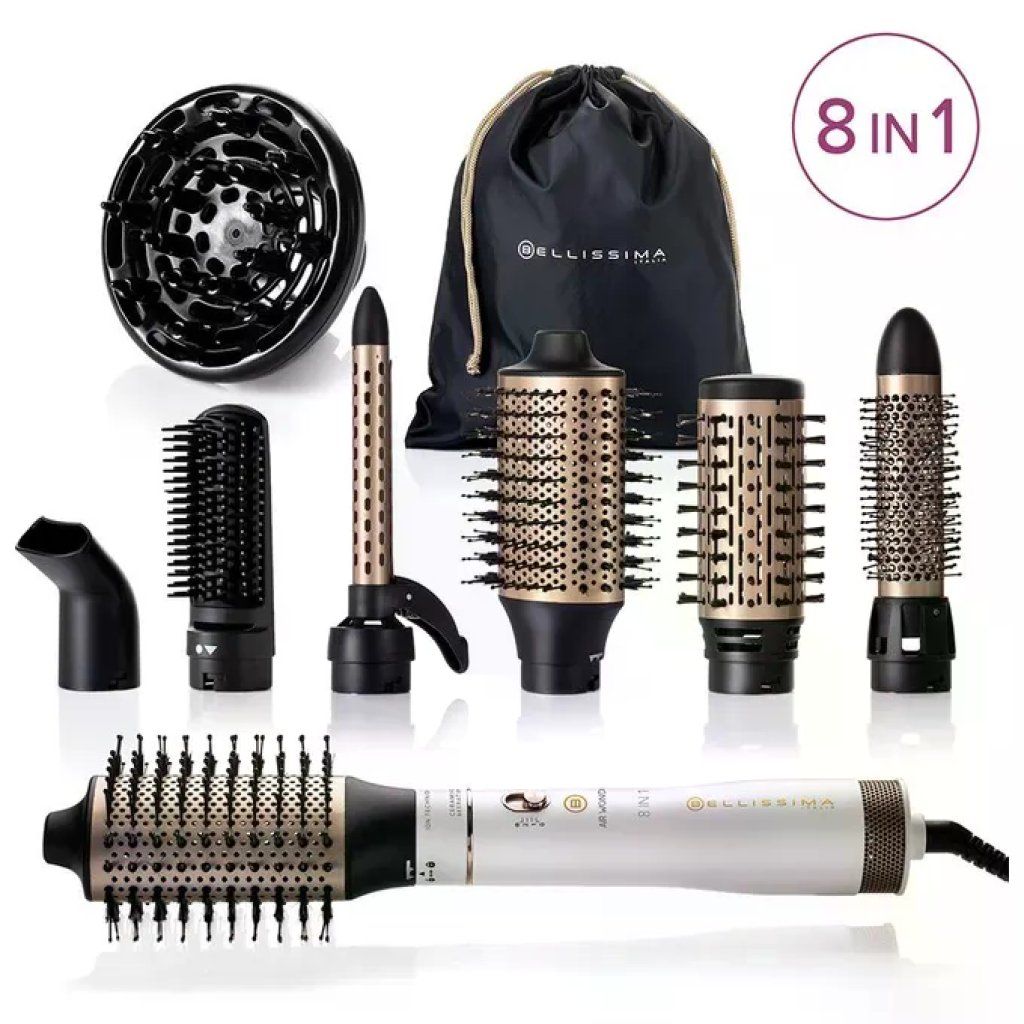 Bellissima Air Wonder 8 in 1 – Spazzola ad aria calda 1000 W Bellissima Air Wonder 8 in 1 – Spazzola ad aria calda 1000 W