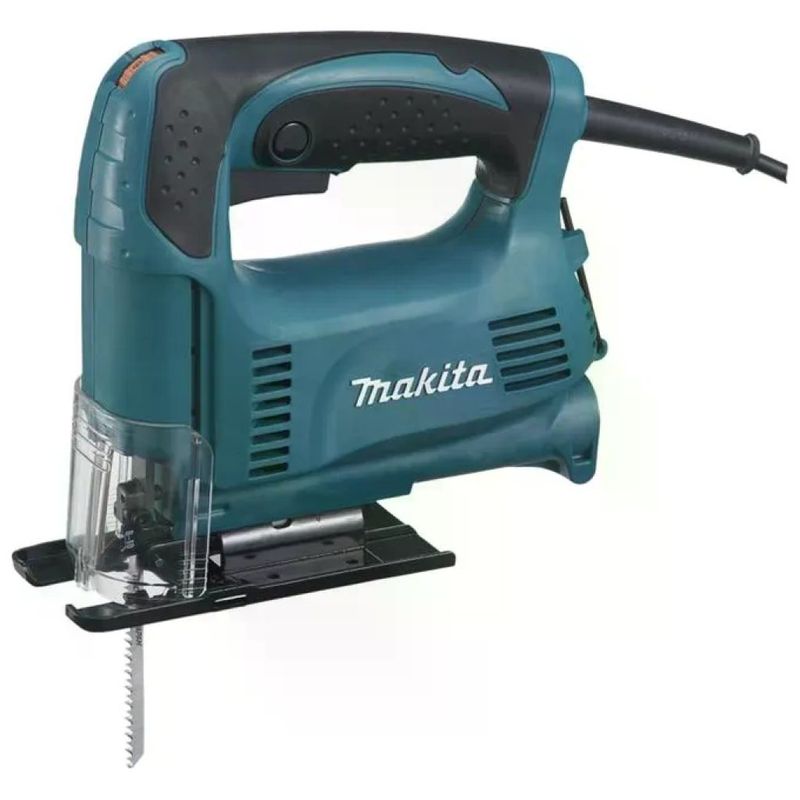 Makita 4327 Seghetto Alternativo 450 W, Velocità Variabile 3100 corse/min, Taglio inclinato 45°