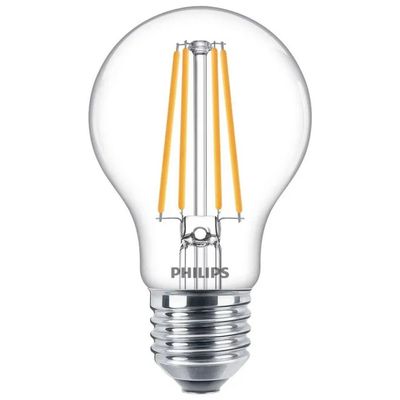 Philips Lampadine LED Filamento A60 E27 8,5 W 2700 K, confezione da 3