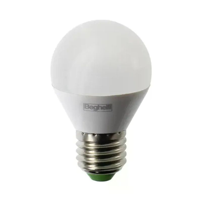 BEGHELLI SPA Beghelli Lampadina LED Sfera E27 7W 4000K Luce Neutra