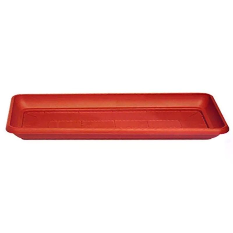 VIGOR-BLINKY Sottovaso rettangolare Giglio Maxi 431 terracotta 60 x 32 cm VIGOR-BLINKY Sottovaso rettangolare Giglio Maxi 431 terracotta 60 x 32 cm