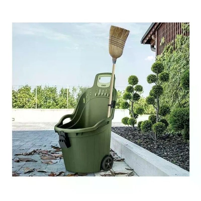 Stefanplast Helpy Cart carriola multiuso 50 L verde