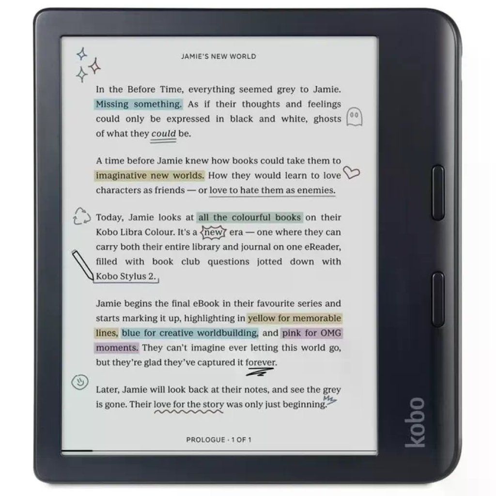 Kobo Libra Colour eReader 7” a colori, nero