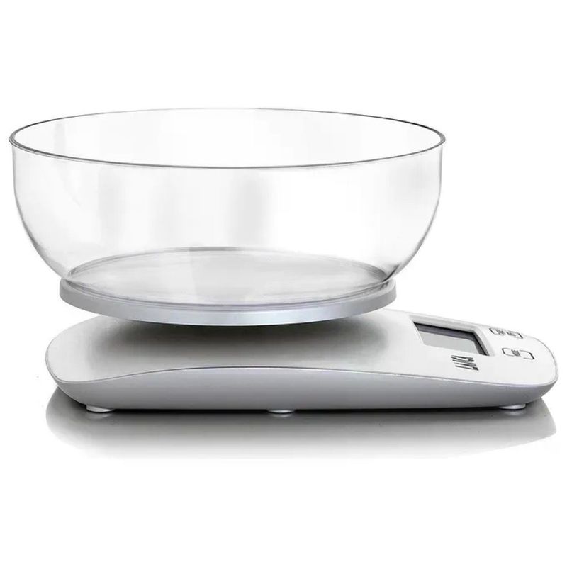 Laica KS1060 Bilancia Elettronica da Cucina con Ciotola, Portata 5 kg, Precisione 1 g