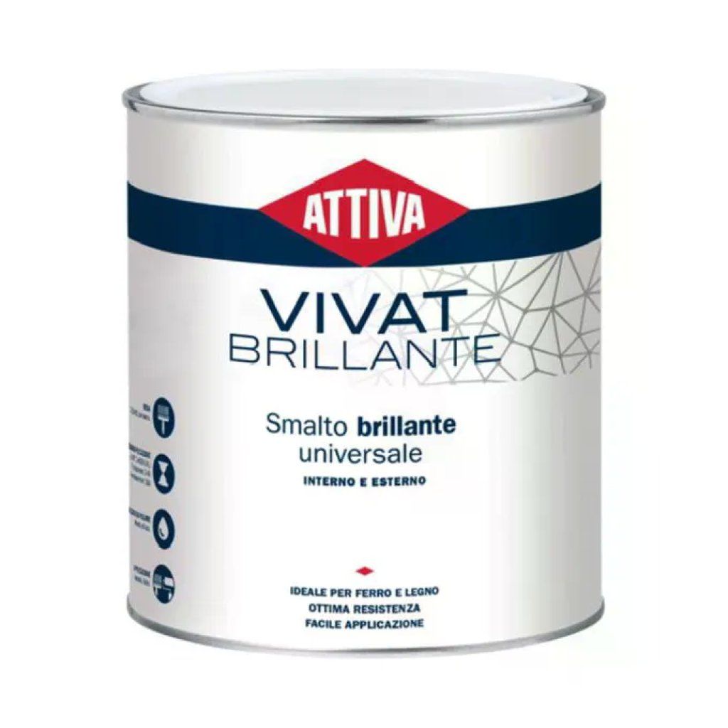 ATTIVA Vivat Smalto Sintetico Brillante Blu Profondo 082 – 750 ml