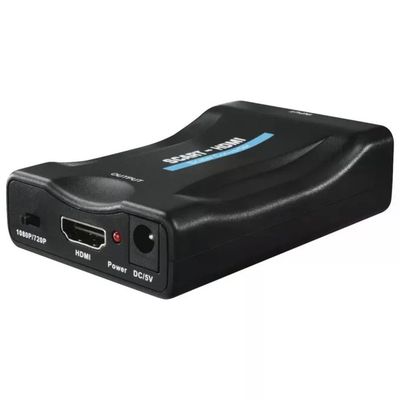 Hama 00121775 Convertitore SCART a HDMI Full HD 1080p Nero