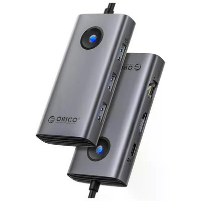 ADJ Progetti Docking Station USB-C 6 in 1 con HDMI, Ethernet e Power Delivery