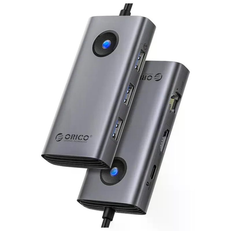 ADJ Progetti Docking Station USB-C 6 in 1 con HDMI, Ethernet e Power Delivery