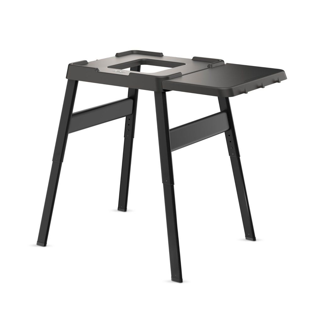 Ninja Woodfire Supporto Regolabile con Tavolino Laterale Nero
