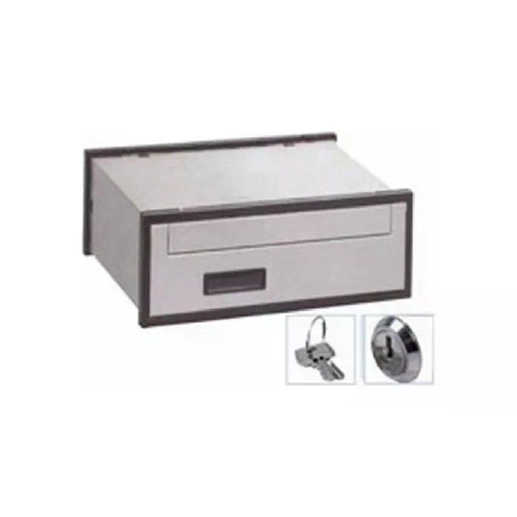 Silmec SC30-303-72 Casellario Postale Componibile in Alluminio con Apertura Posteriore colore Argento