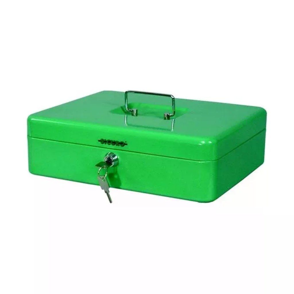 SICURO Cassetta Portavalori con Serratura 20 x 16 x 9 cm
