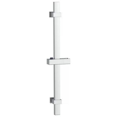 Yeppon Asta Square per Saliscendi Doccia, 60 cm, con 2 Supporti Regolabili
