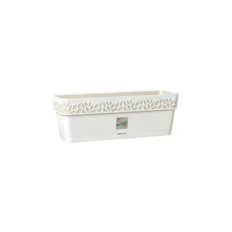 Stefanplast Opera Cloe Fioriera Autoirrigante Bianca 50 cm Stefanplast Opera Cloe Fioriera Autoirrigante Bianca 50 cm