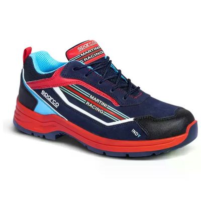 Sparco Indy Sanremo S3 ESD – Scarpe Antinfortunistiche Blu/Rosso, Taglia 43 Sparco Indy Sanremo S3 ESD – Scarpe Antinfortunistiche Blu/Rosso, Taglia 43