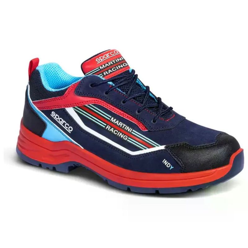 Sparco Indy Sanremo S3 ESD – Scarpe Antinfortunistiche Blu/Rosso, Taglia 43 Sparco Indy Sanremo S3 ESD – Scarpe Antinfortunistiche Blu/Rosso, Taglia 43