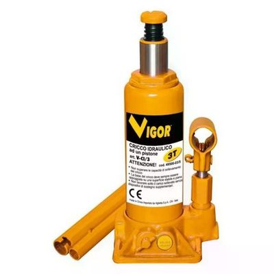 VIGOR-BLINKY Vigor Cricco Idraulico a Bottiglia, 3 Tonnellate