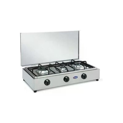CF Parker 300ACCGPM – Fornello a gas 3 fuochi con coperchio
