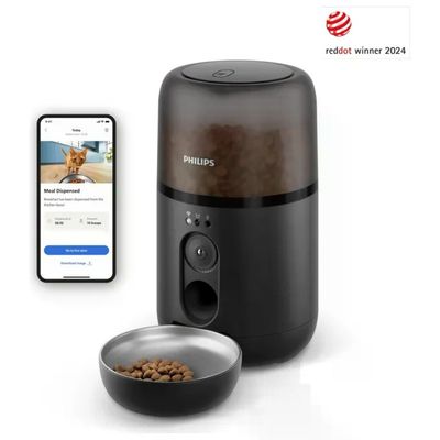 Philips 5000 Series PAW5320/02 Distributore Smart di Cibo per Animali con Telecamera Full HD, 4,5 L, Wi