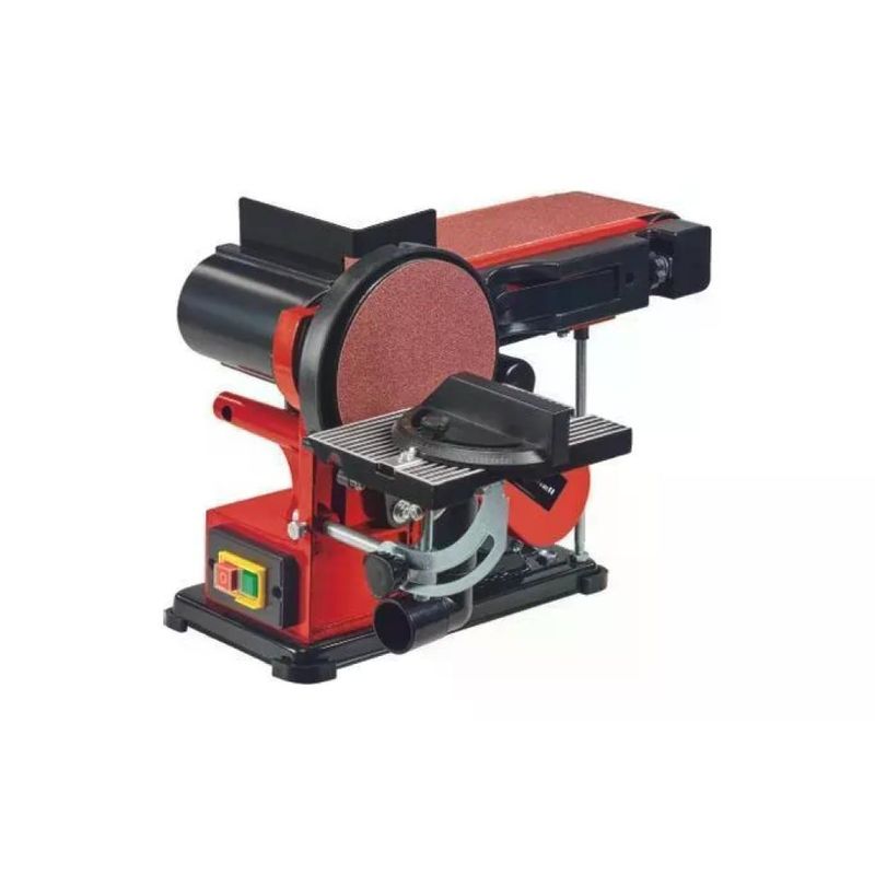 Einhell TC-US 380 – Levigatrice da banco a nastro e disco, 380 W